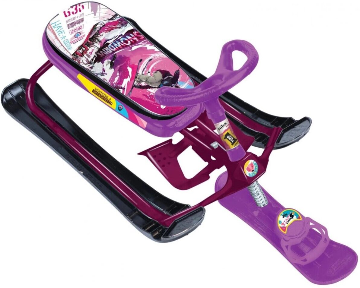 

Снегокат Nika СНК slalom сиреневый (СНК/SL)