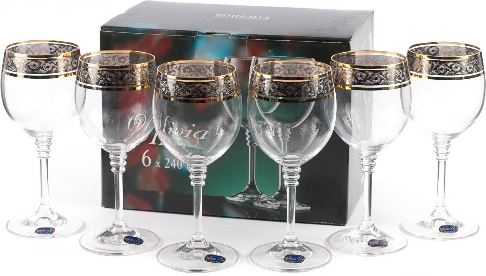 

Набор бокалов для вина Bohemia Olivia 40346/43249/240, Olivia 40346/43249/240
