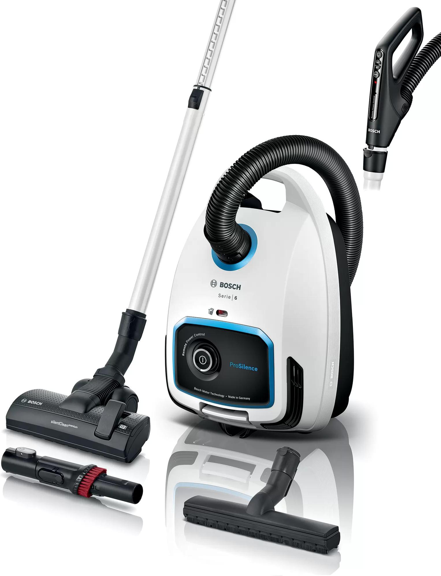 

Пылесос Bosch BGB6SIL1 белый, BGB6SIL1
