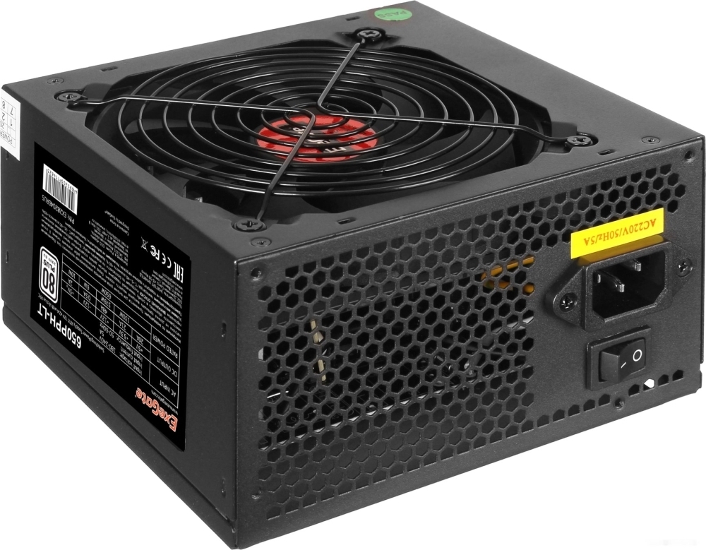 

Блок питания ExeGate 650W 650PPH-LT [EX282046RUS], Блок питания для компьютеров ExeGate 650W 650PPH-LT EX282046RUS