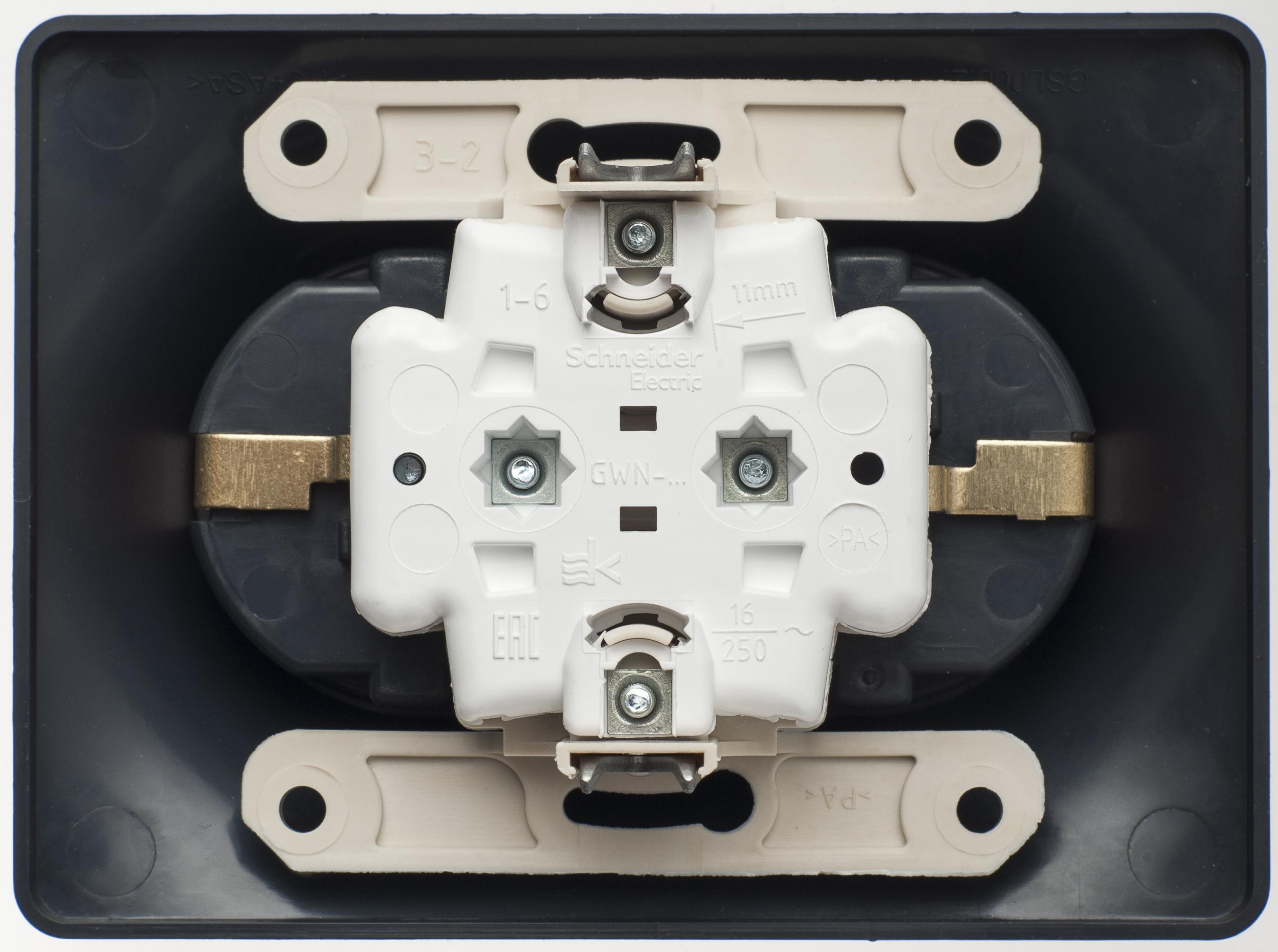 

Розетка Schneider Electric Glossa GSL000824, Розетка Glossa GSL000824