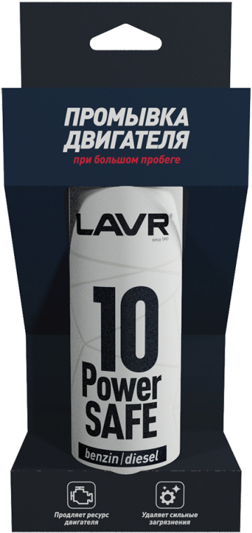 

Промывка двигателя Lavr 10 Power Safe 320мл (Ln1008)