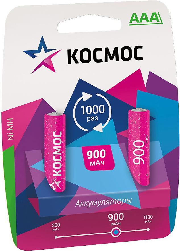 

Батарейка, аккумулятор, зарядное КОСМОС R03 900mAh NI-MH 2шт, Аккумуляторная батарейка КОСМОС R03 900mAh NI-MH 2шт