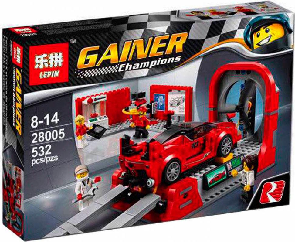 

Конструктор LEPIN Gainer Ferrari repair station, Gainer Ferrari repair station
