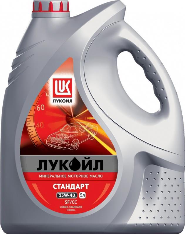 

Моторное масло Лукойл Стандарт 15W40 SF/CC 5л [19436], Стандарт 15W40 SF/CC 5л