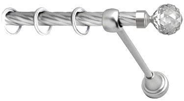 

Карниз Lm Decor Кристалл 130 1р витой 16мм 4.0м сатин, Кристалл 130 1р витой 16мм 4.0м