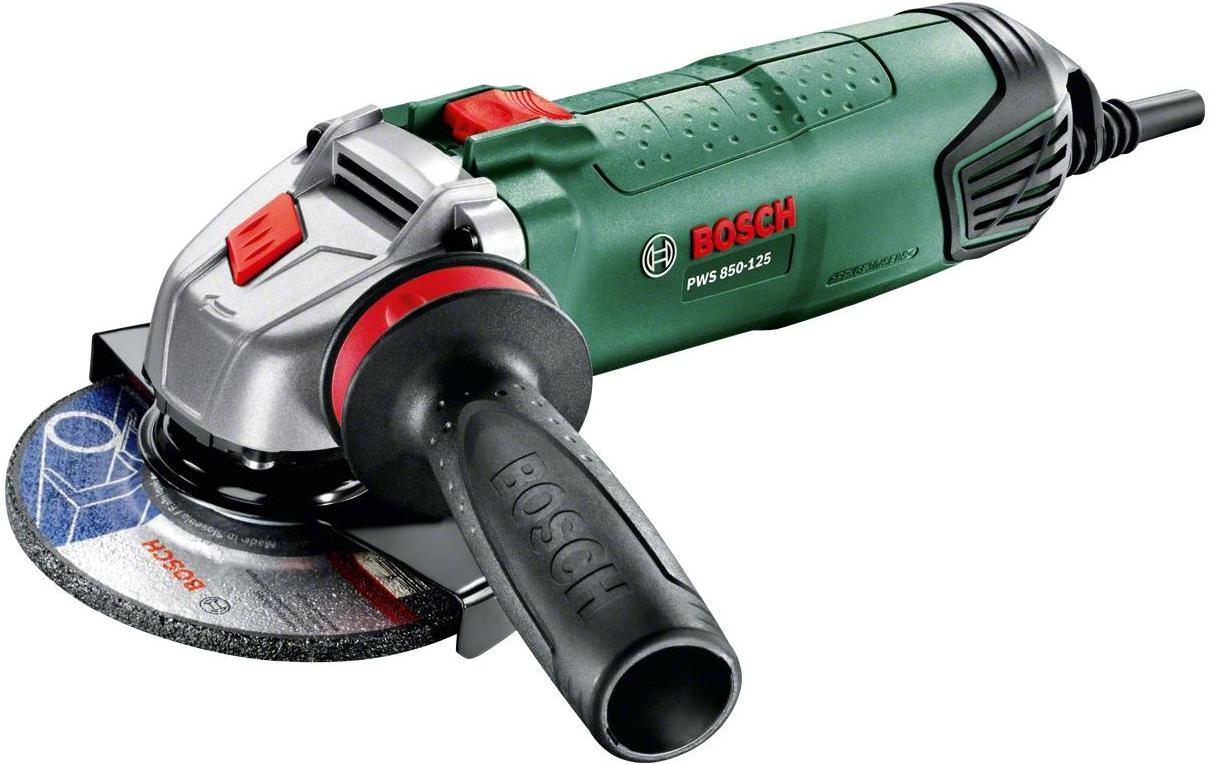 

Угловая шлифовальная машина Bosch PWS 850-125 (0.603.3A2.720), PWS 850-125