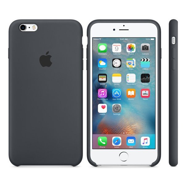 

Чехол Apple iPhone 6 Plus/6s Plus Silicone Case - Charcoal Gray [MKXJ2ZM/A], Silicone Case for iPhone 6s Plus