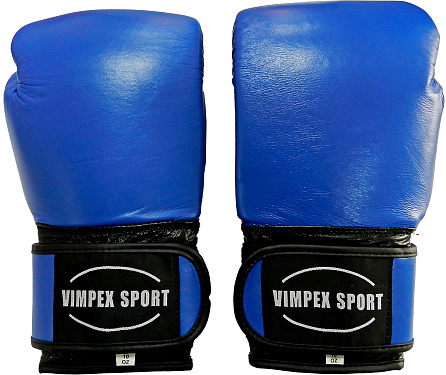 

Боксерские перчатки Vimpex Sport 3034 (2022) 12 OZ без надписей синий