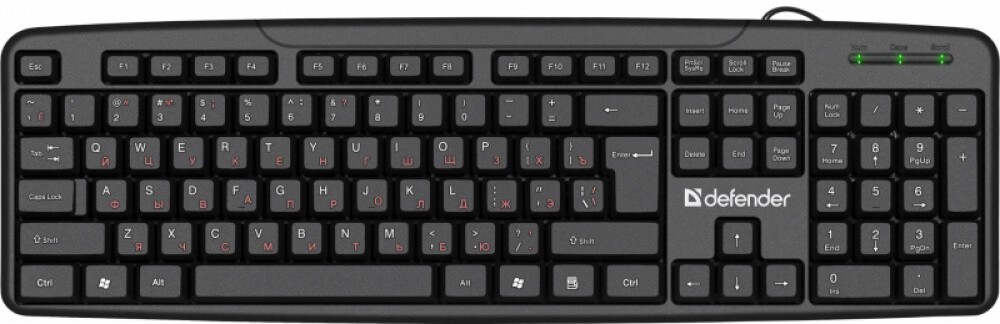 

Клавиатура Defender USB Astra HB-588 RU [45588], Клавиатура Defender Astra HB-588 RU