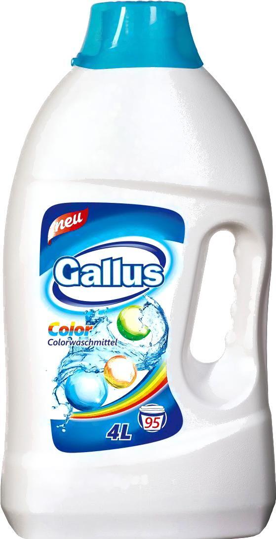 

Средства для стирки Gallus Для цветных тканей 4л, Гель для стирки Gallus Для цветных тканей 4л