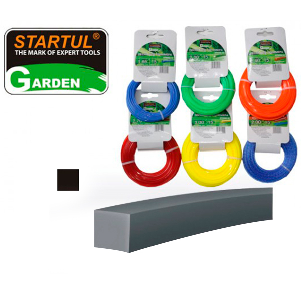 

Леска Startul 1.65 х 87 м квадратное сечение Garden [ST6057-16], Леска ф 1.65 х 87 м квадратное сечение Garden