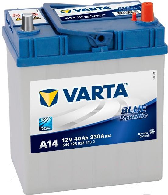 

Аккумулятор Varta Blue Dynamic A14 540 126 033 (40 А/ч)