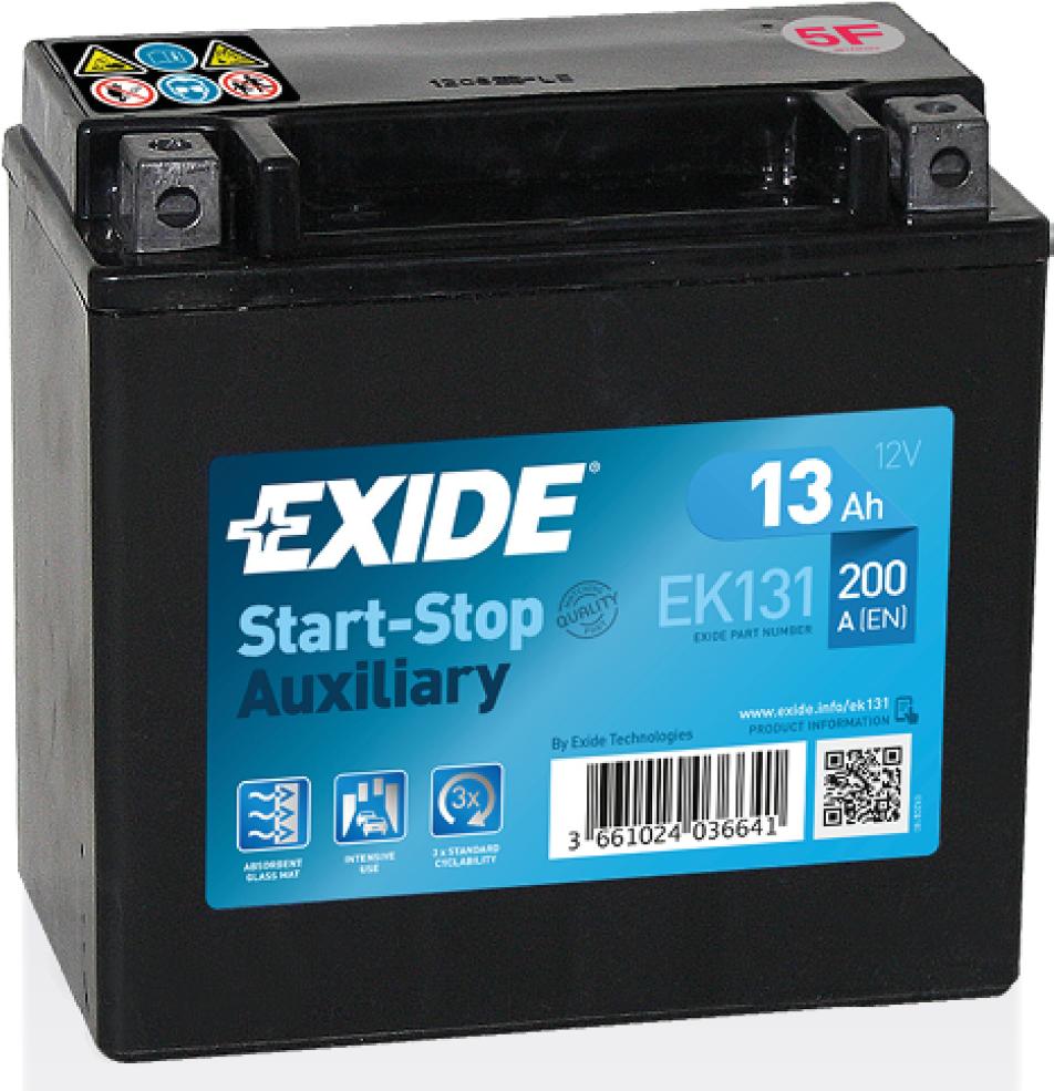 

Аккумулятор Exide EK131 13 А/ч