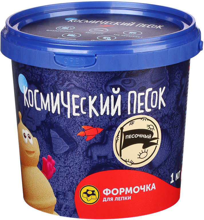 

Набор для творчества Космический песок Классический Т57729 1кг