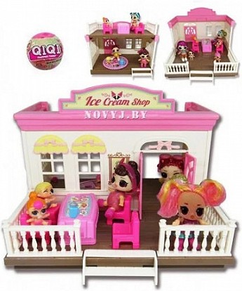 

Игровой набор Qiqi Toys Кукольное кафе [TM927Q], Игровой набор Qiqi Toys Кукольное кафе TM927Q