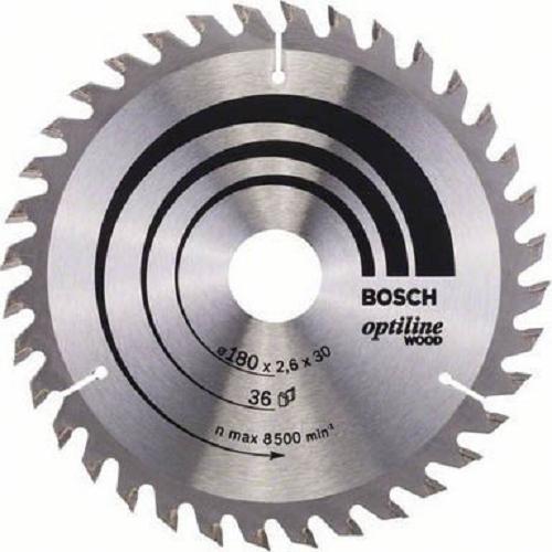 

Диск пильный Bosch 2.608.640.609, 180-30(20) OptilineWood 36зуб.