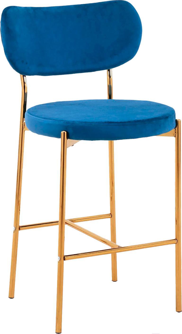 

Барный стул Stool Group Барбара велюр синий/золотые ножки [CC-09006A HLR-64], Барный стул Stool Group Барбара велюр CC-09006A HLR-64 синий/золотые ножки