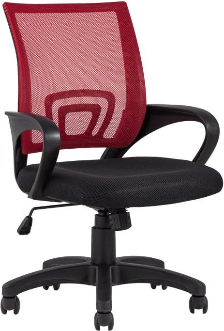 

Офисное кресло TopChairs Simple красный [D-515 red], Офисное кресло Stool Group TopChairs Simple (D-515 red)