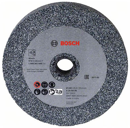 

Шлифовальный круг Bosch 150х20х20 G46 [1.609.201.649], Шлифовальный круг Bosch 150х20х20 G46 1.609.201.649