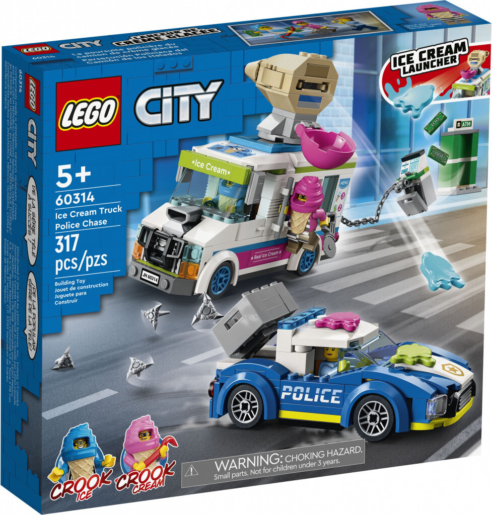 

Конструктор Lego City Погоня полиции за грузовиком с мороженым (60314)