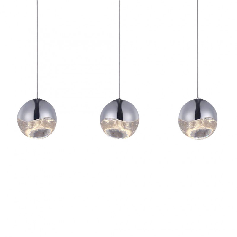 

Подвесной светильник DeLight Collection Подвесной светильник Globo Nickel 3 [SD3301-3 nickel], Подвесной светильник Globo Nickel 3