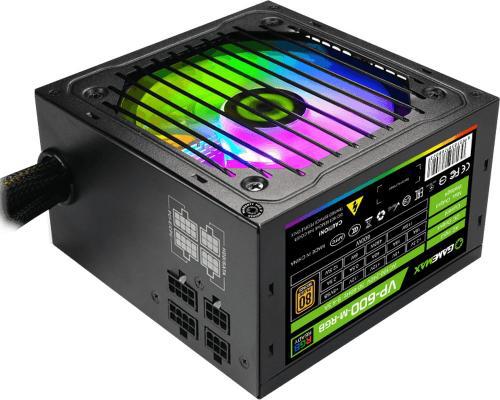 

Блок питания GameMax VP-600-RGB-MODULAR 80+, VP-600-RGB-MODULAR 80+