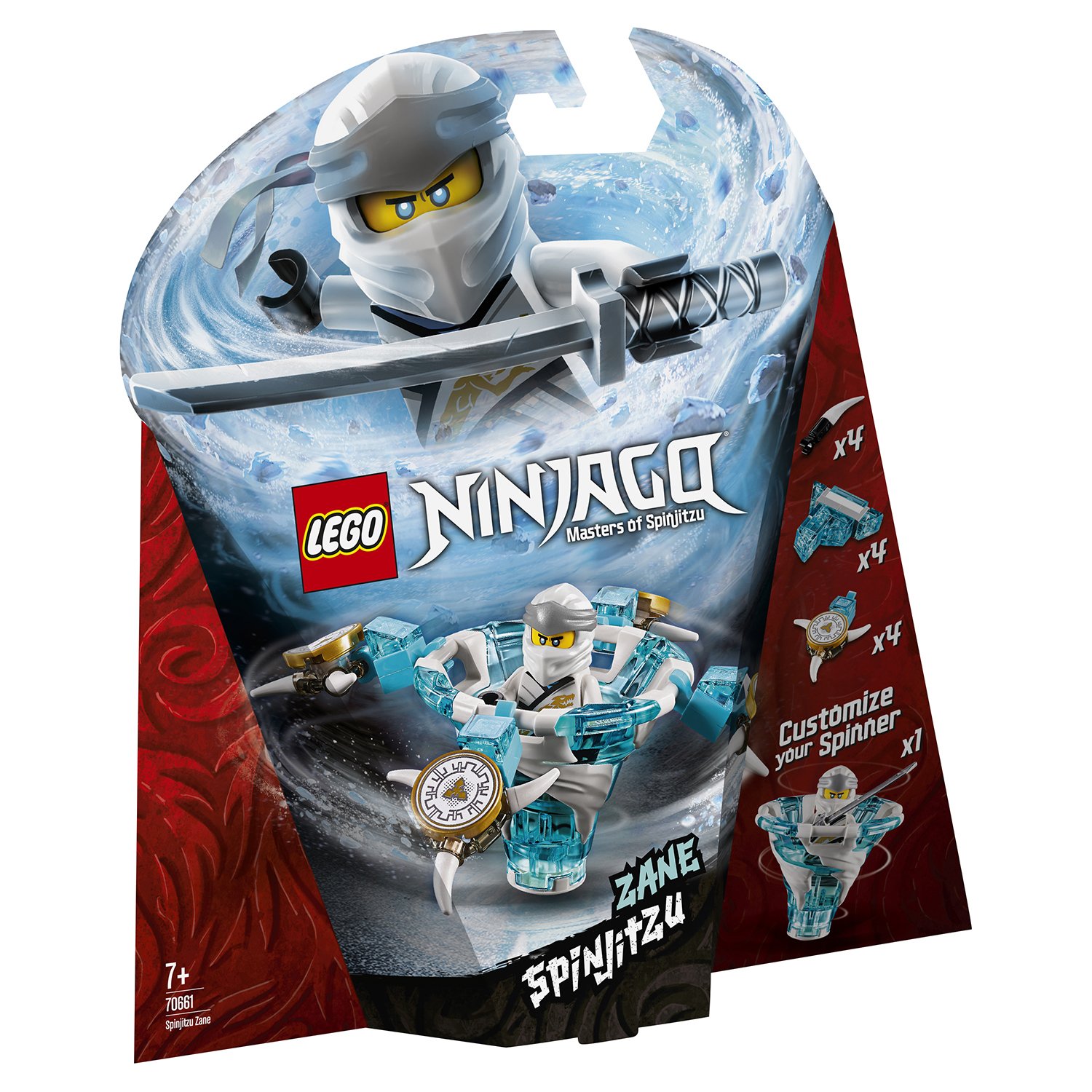 

Конструктор Lego Ninjago Зейн: мастер Кружитцу 70661, Ninjago Зейн: мастер Кружитцу