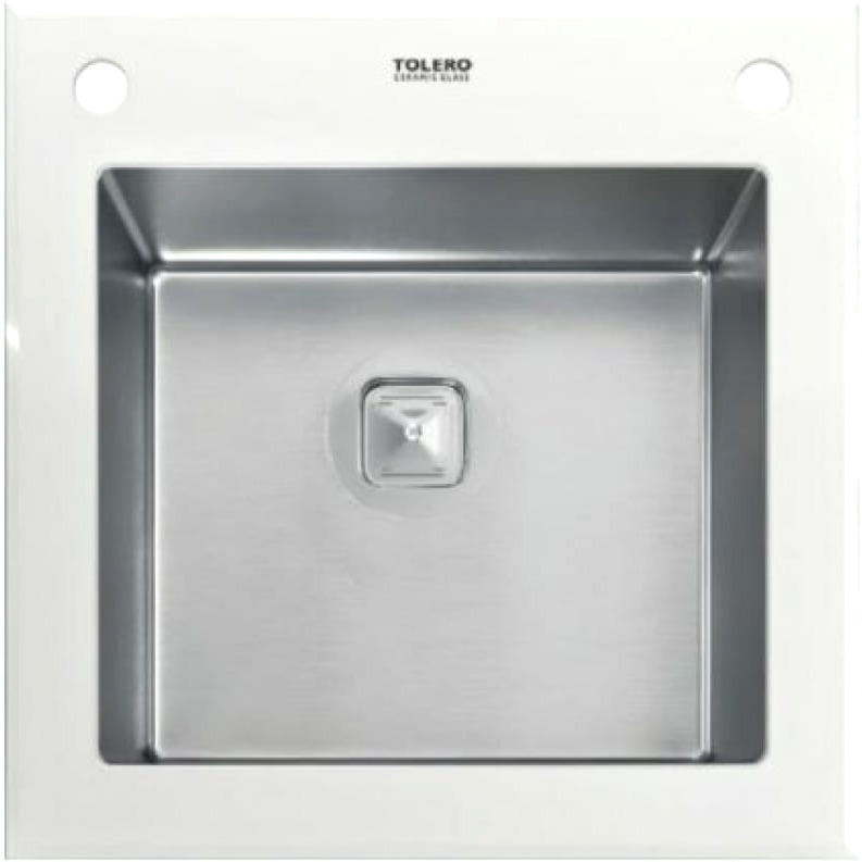 

Кухонная мойка Tolero Ceramic glass TG-500 белый, Кухонная мойка Tolero Ceramic glass TG-500 (белый)