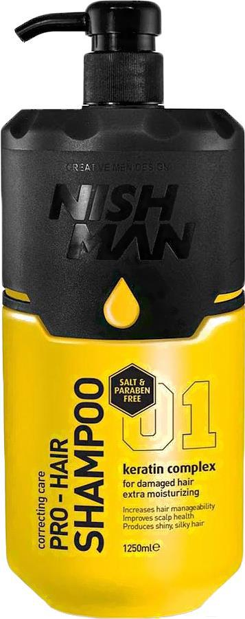 

Шампунь для волос NishMan Professional Hair Shampoo (1.25л), Шампунь NishMan Professional Hair Shampoo 1.25л