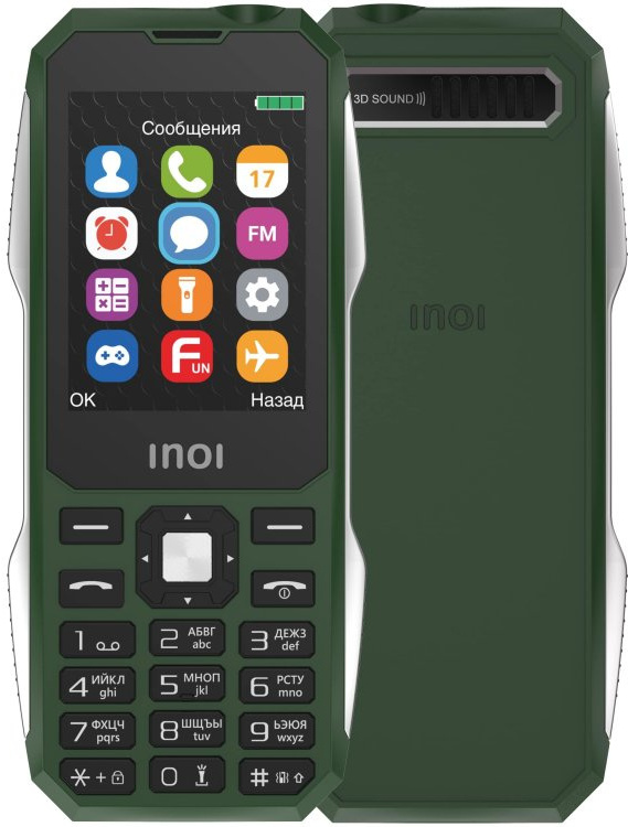 

Мобильный телефон INOI 244Z Khaki