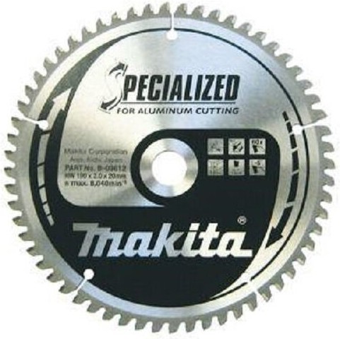 

Диск пильный Makita B-35368, Диск пильный Makita 190х20 60T Specialized B-35368