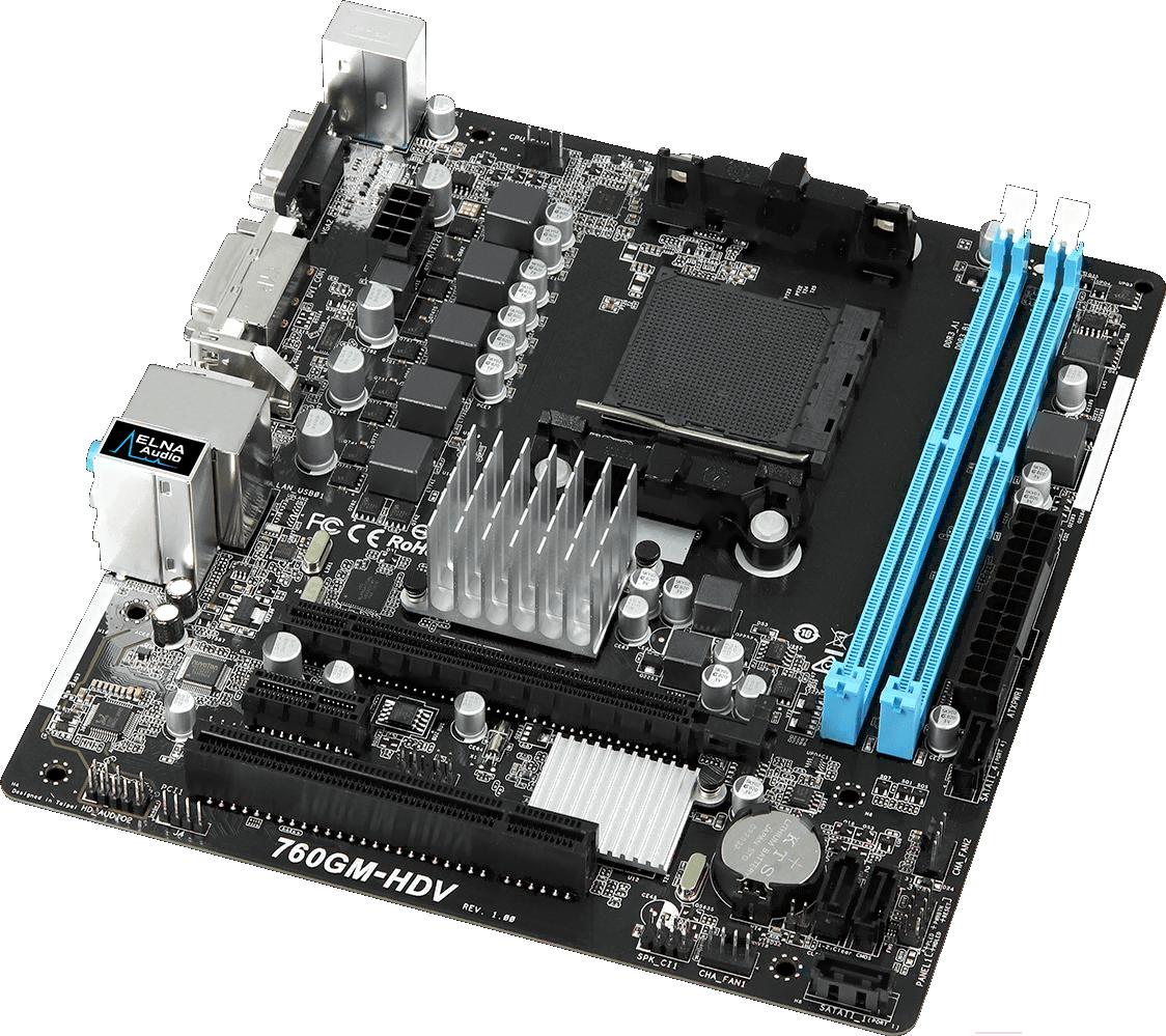 

Материнская плата AsRock 760GM-HDV, 760GM-HDV