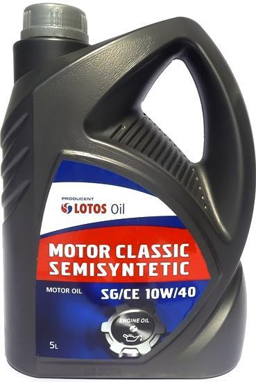 

Моторное масло Lotos Classic Semisyntetic SAE10W40 API SG/CE / LBCLSEMI/5 (5л), Моторное масло Lotos Classic Semisyntetic SAE10W40 API SG/CE 5л LBCLSEMI/5