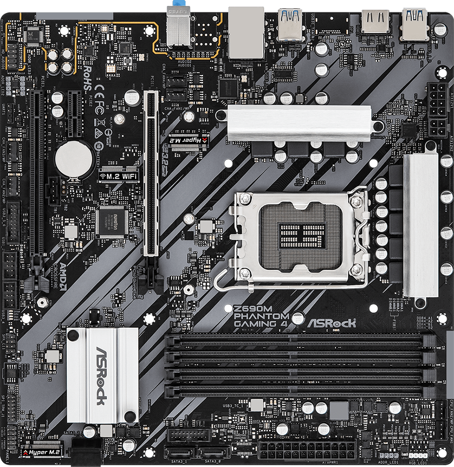 

Материнская плата ASRock Z690M Phantom Gaming 4