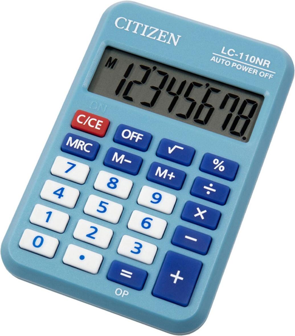 

Калькулятор Citizen Cool4School голубой [LC-110NRBL], Cool4School
