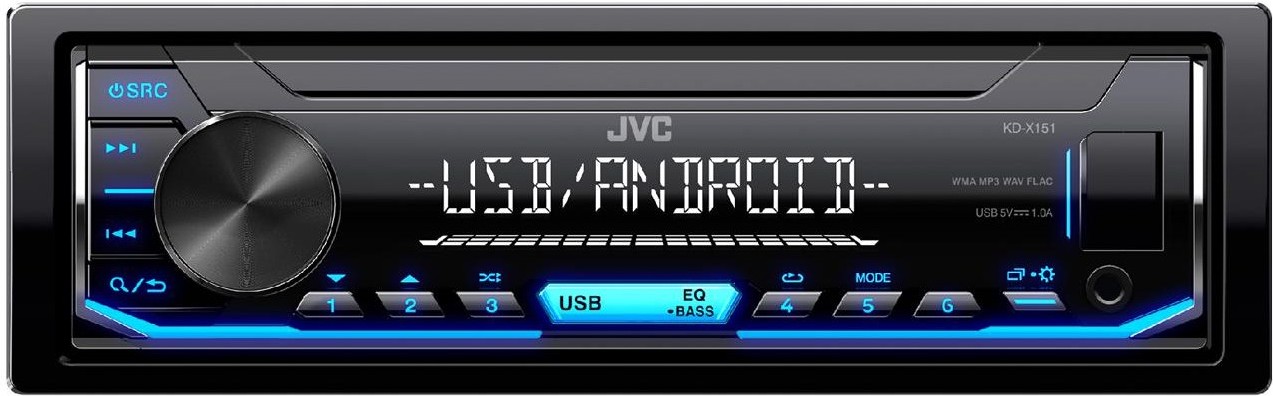 

USB-магнитола JVC KD-X151, Автомагнитола JVC KD-X151