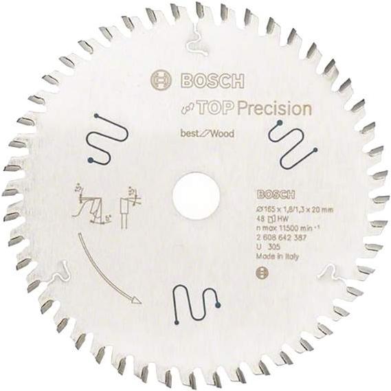 

Диск пильный Bosch 2.608.642.387, Freud 165-20 Top Precision Best for Multi Material 56зуб.