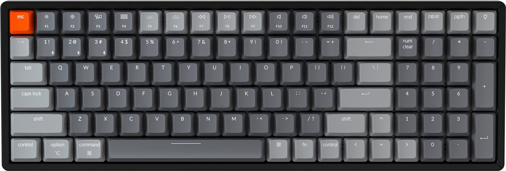 

Беспроводная клавиатура Keychron K4 Black (White Led, Gateron G pro Red Switch)