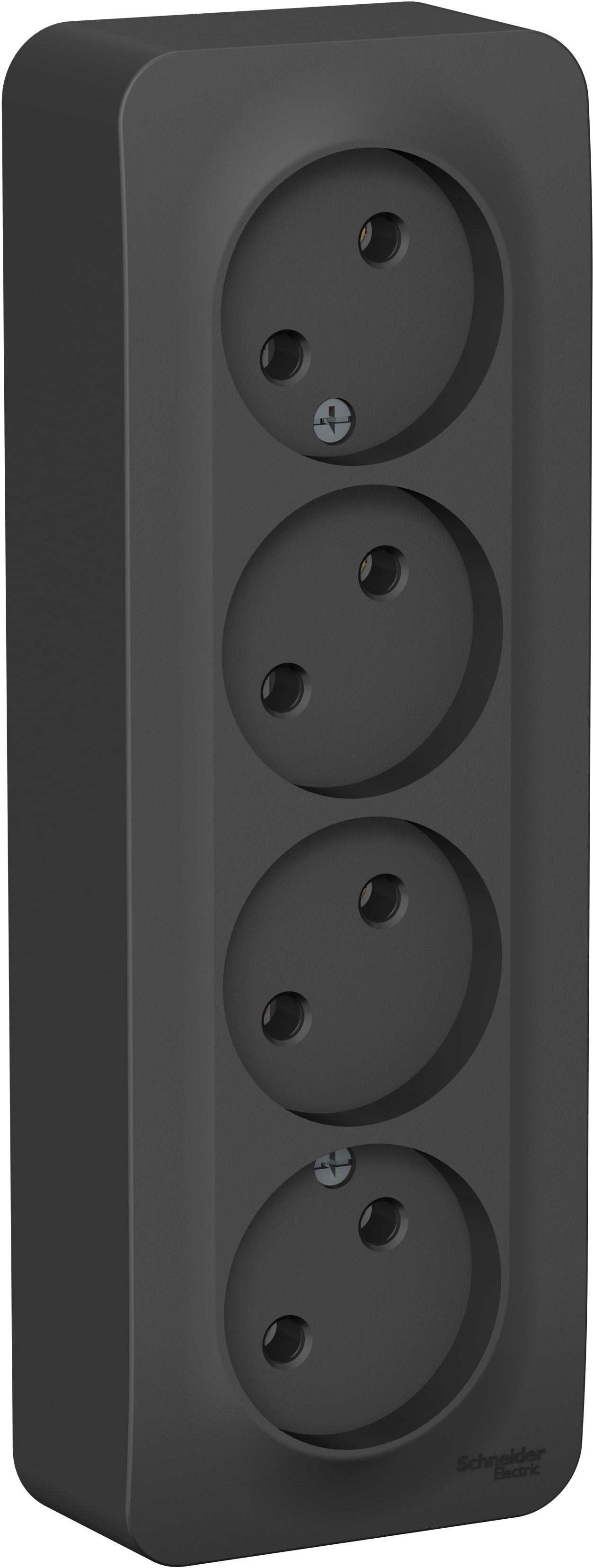 

Розетка Schneider Electric Blanca антрацит [BLNRA000416], Розетка Schneider Electric Blanca BLNRA000416 антрацит