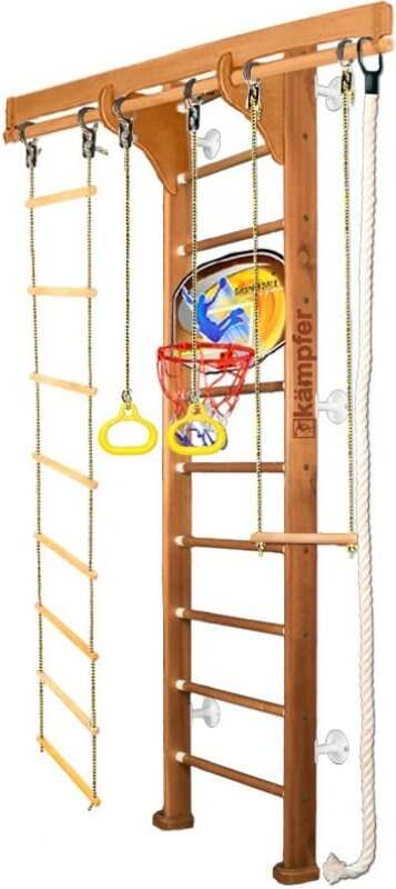 

Шведская стенка Kampfer Wooden Ladder Wall Basketball Shield №2 Стандарт ореховый/белый