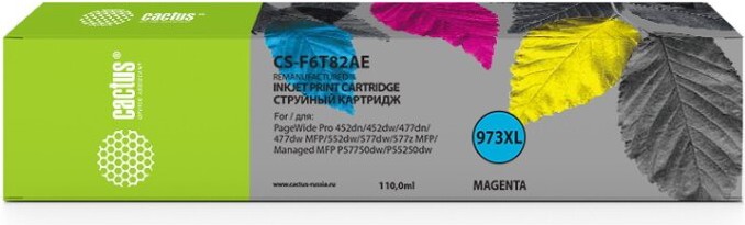 

Картридж для принтера и МФУ CACTUS CS-F6T82AE, Картридж Cactus CS-F6T82AE