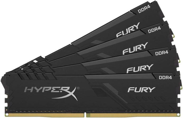 

Оперативная память Kingston HyperX Fury DDR 4 DIMM 32Gb PC27733 Black [HX434C16FB3K4/32], HyperX Fury DDR 4 DIMM 32Gb PC27733