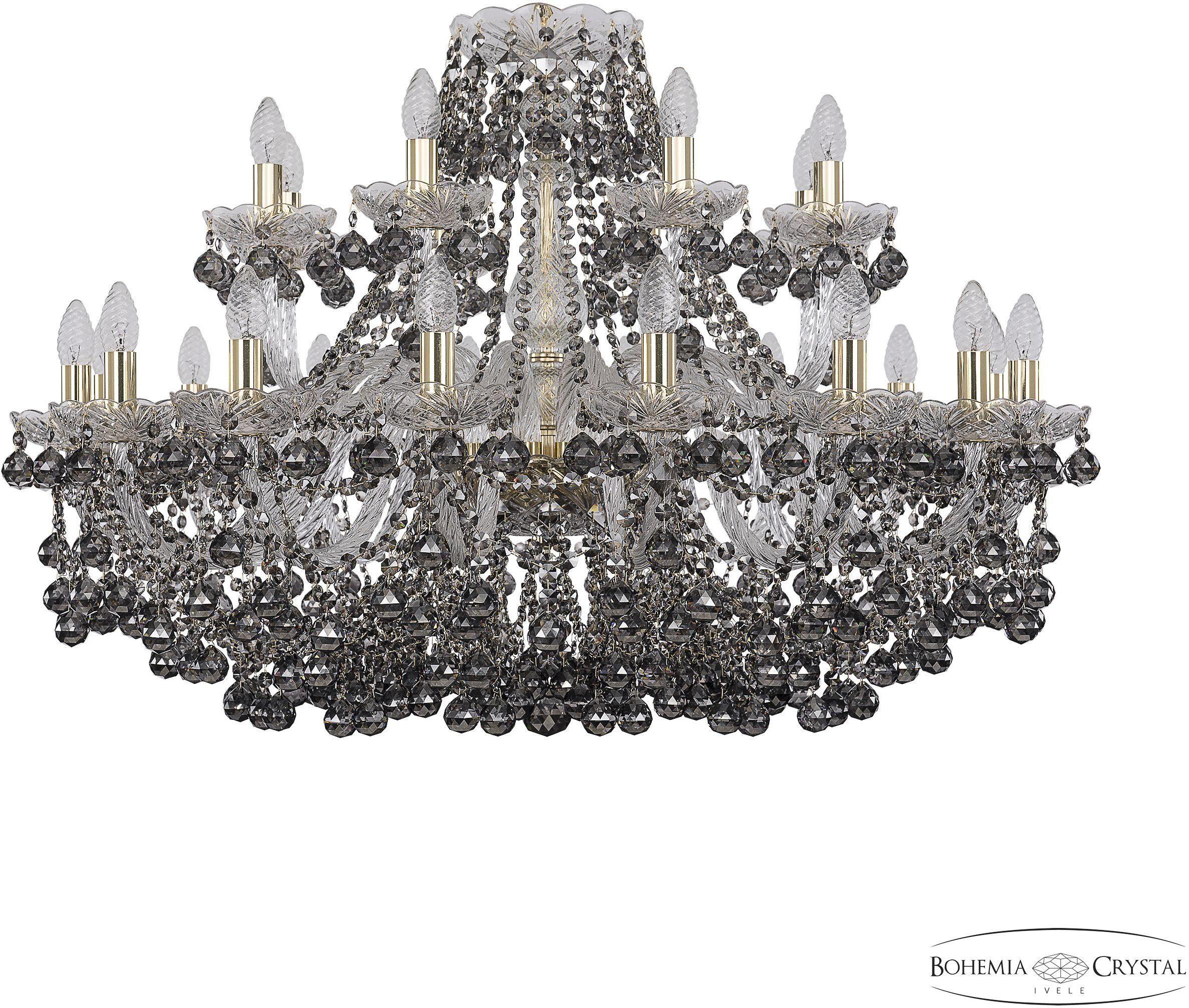 

Подвесная люстра Bohemia Ivele Crystal 1409/16+8/360 G R731