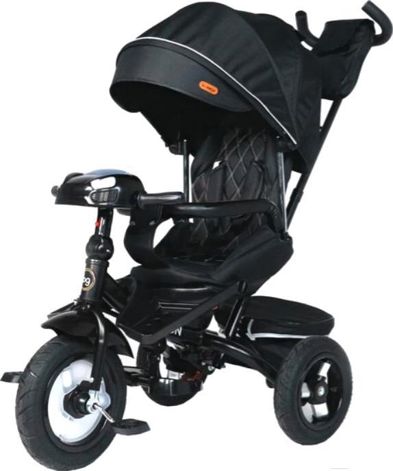 

Детский велосипед с ручкой Bubago Triton BG1320 (черный), Triton BG1320