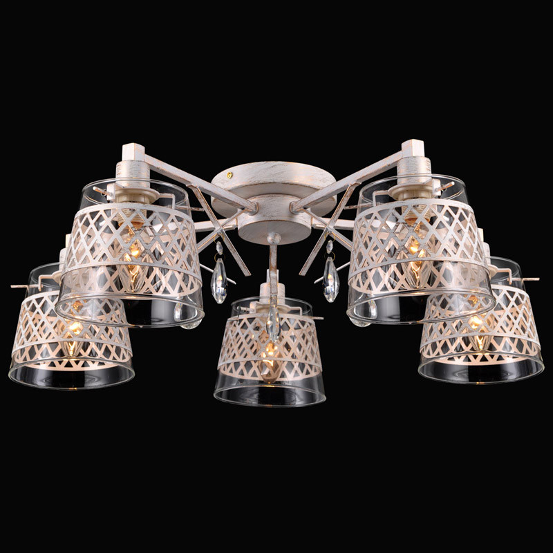 

Накладная люстра Natali Kovaltseva Люстра 5 x E14, 40W, [Lyon 75084-5C IVORY GOLD], Люстра 5 x E14, 40W,