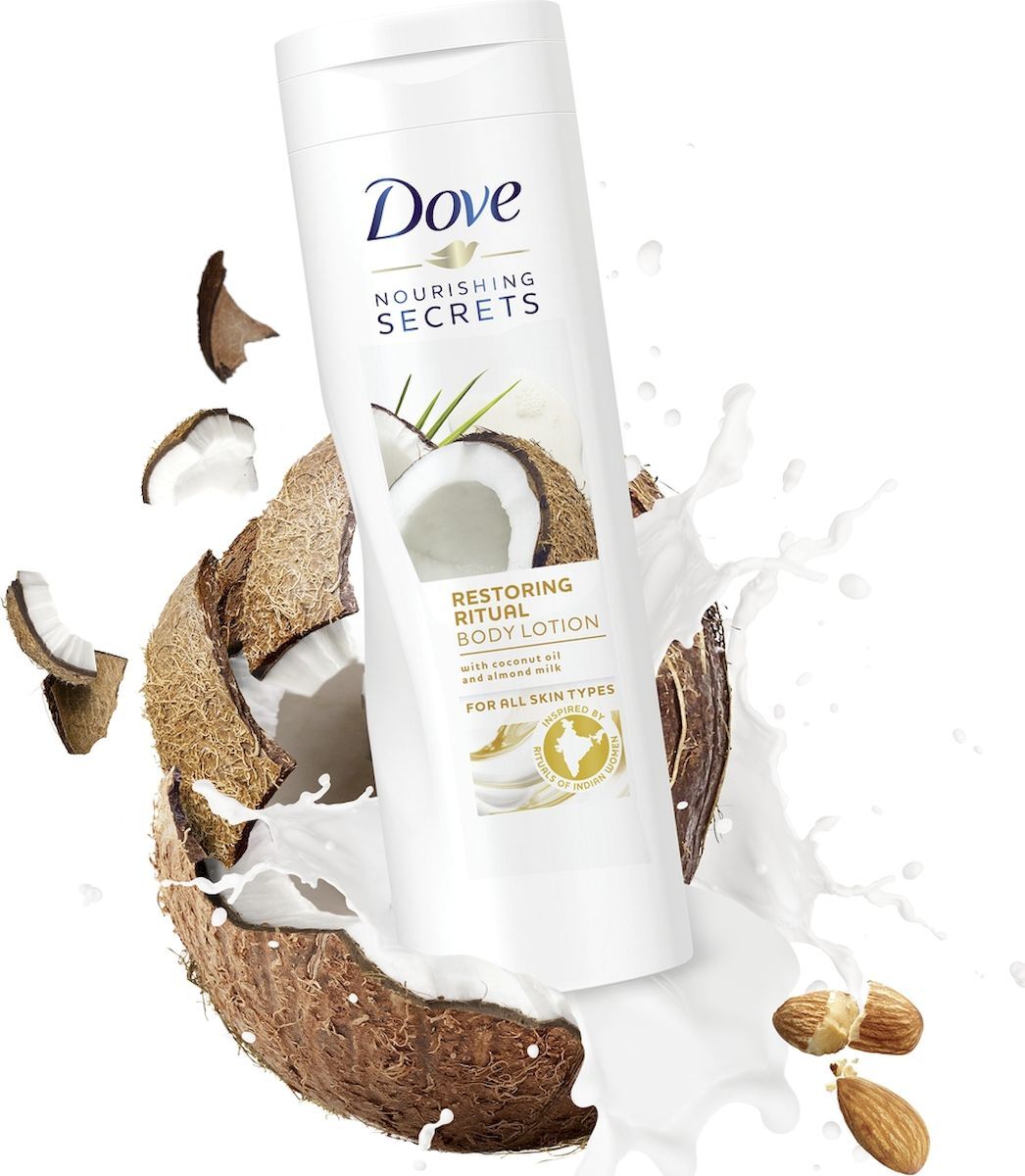 

Лосьон для тела Dove Восстанавливающий с кокосовым маслом и миндальным молочком (250мл), Восстанавливающий с кокосовым маслом и миндальным молочком 250мл