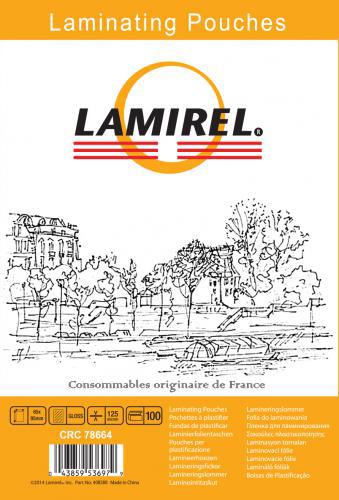 

Пленка для ламинирования Fellowes Lamirel LA-78664 65x95мм 125мкм 100 шт, Lamirel LA-78664 65x95мм 125мкм 100 шт