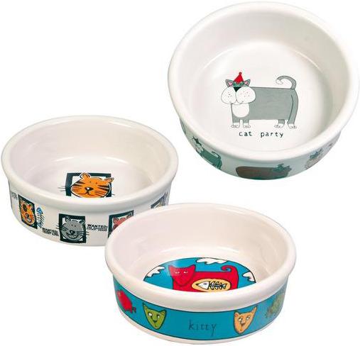 

Миска керамическая Trixie для кошек 0,2л/11см, керамическая для кошек 0,2л/11см