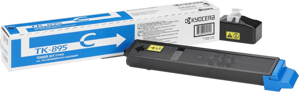 

Картридж для принтера Kyocera TK-895C, Тонер Картридж Kyocera TK-895C голубой (1T02K0CNL0)